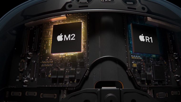 VisionOS is powered by its new generation R1 chips