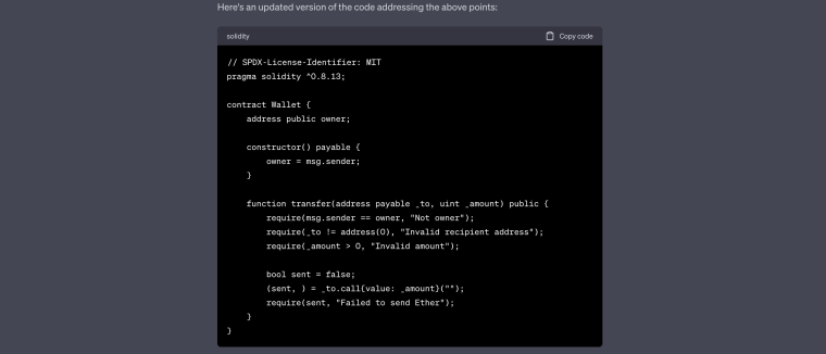 AI chatbot