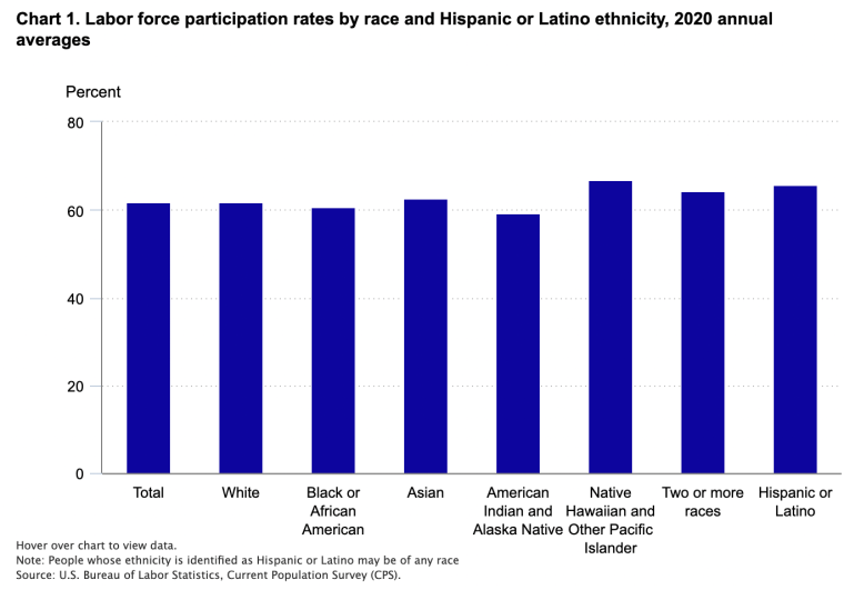 labor force participation by race