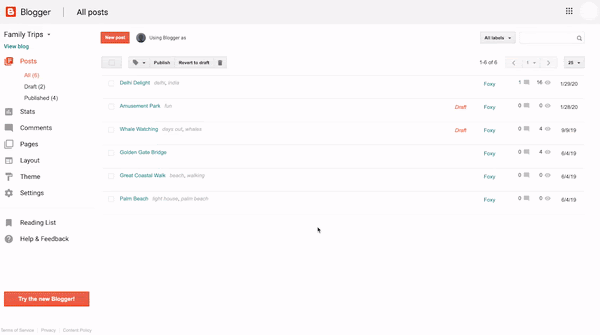 Blogging Platforms