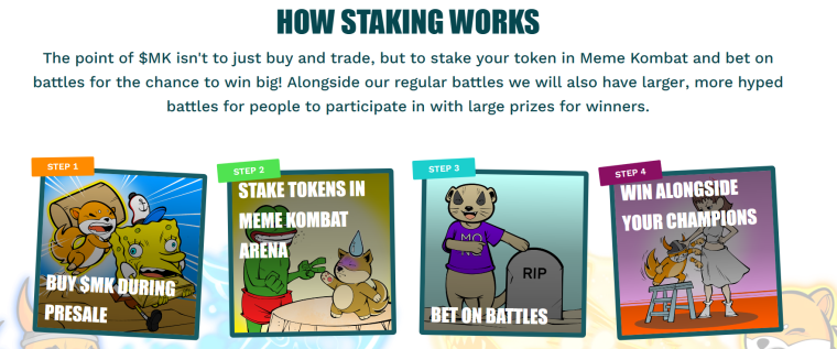 meme kombat stake and wager