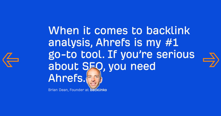 ahrefs customer testimonial