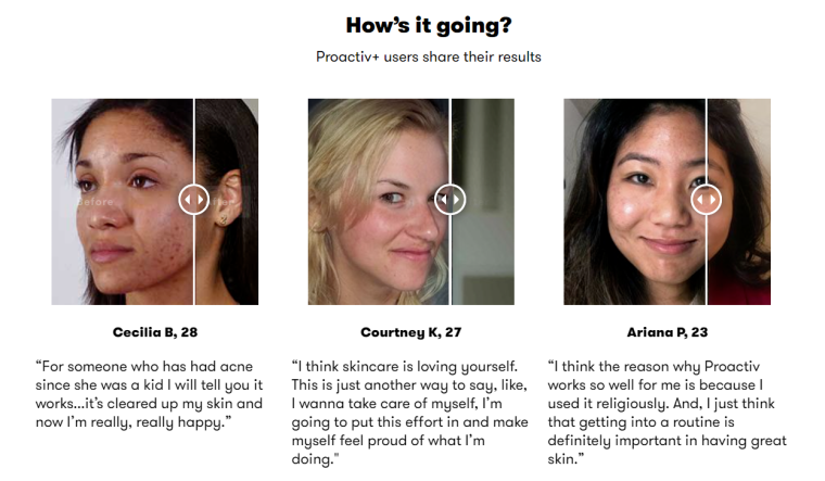 image testimonial examples