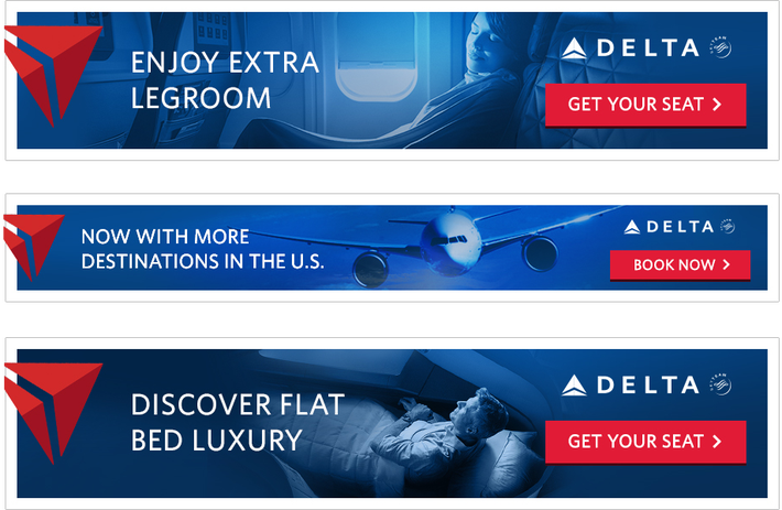 delta banner ads