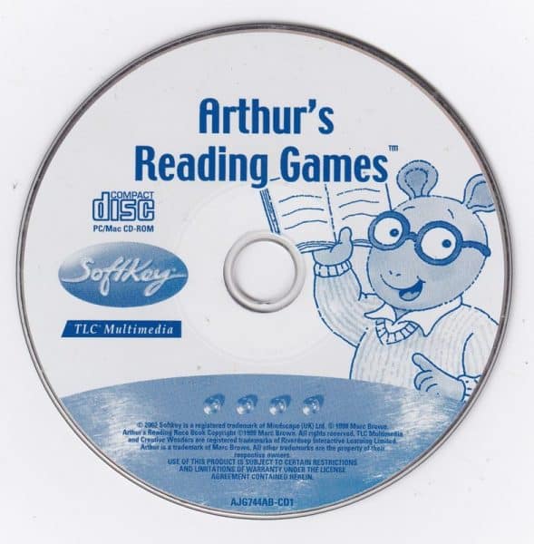 arthur's reading games disc