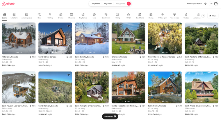 Airbnb leading Web Design Industry 