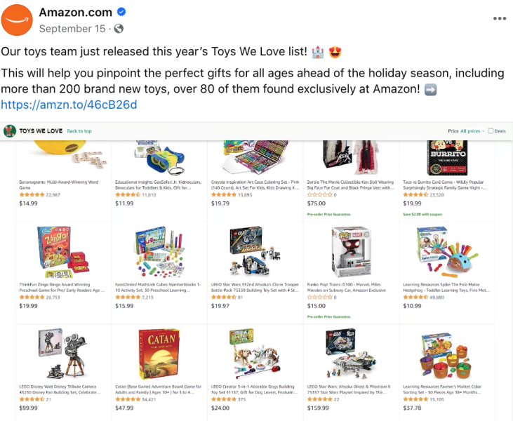Social Media Promos by Amazon