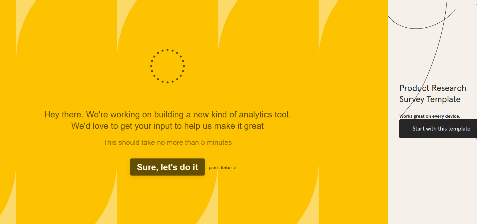 typeform customer feedback tool