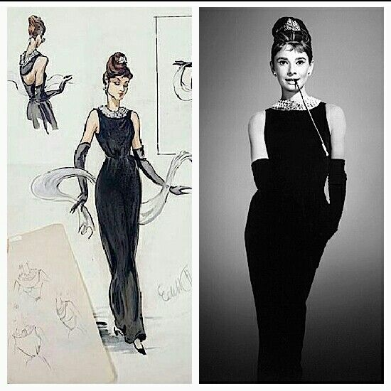 Audrey Hepburn in a Givenchy dress