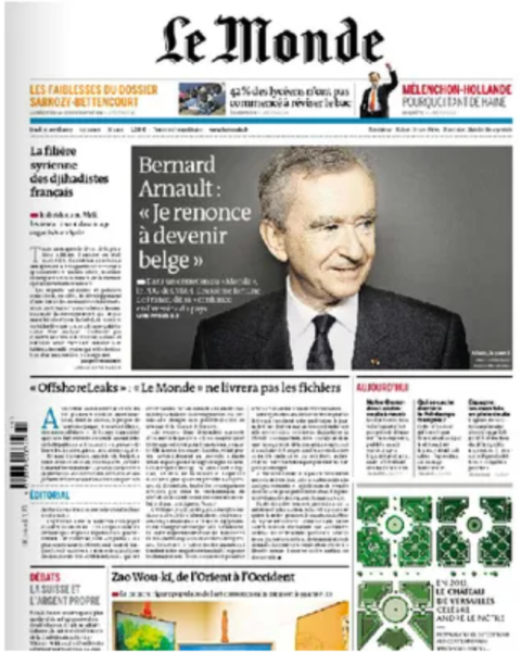 le monde newspaper