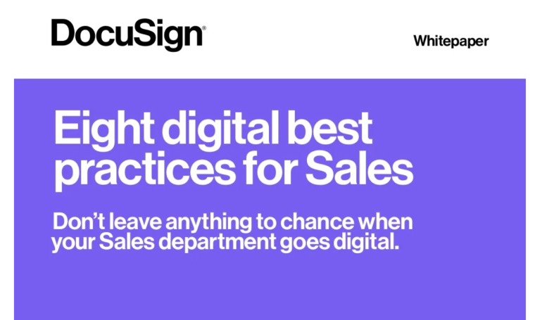 docusign digital best practices