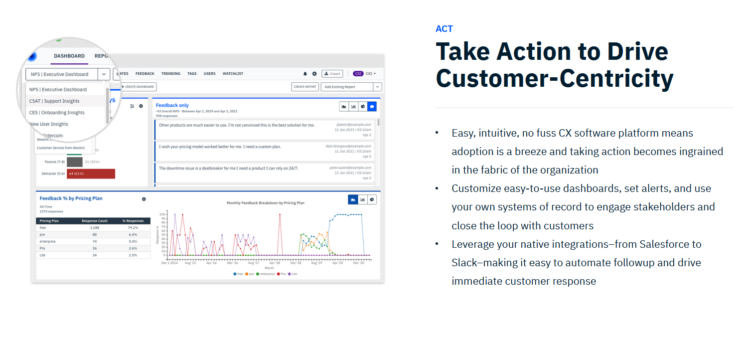 inmoment customer feedback tools