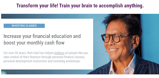 Robert Kiyosaki's investing classes