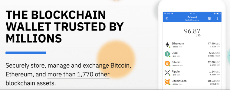 Coinomi wallet