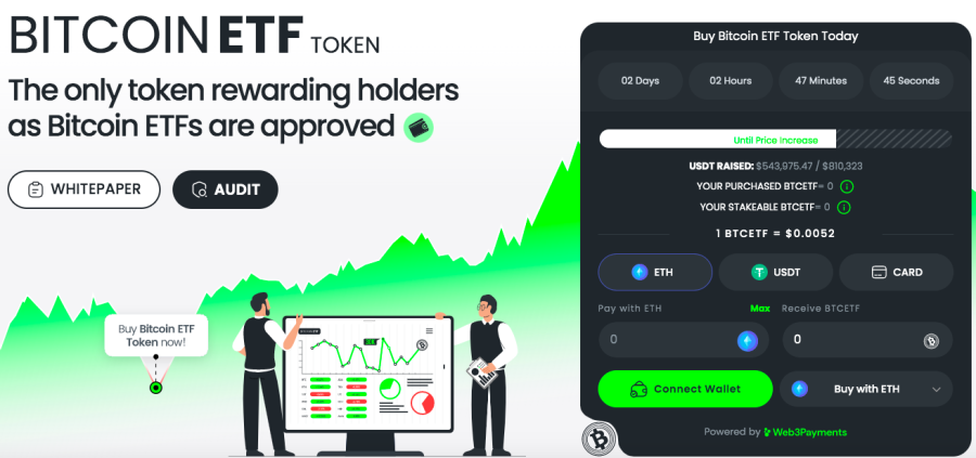 Bitcoin ETF Token presale