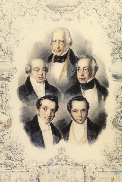 five sons of amschel mayer rothschild