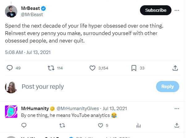 mr beast tweet