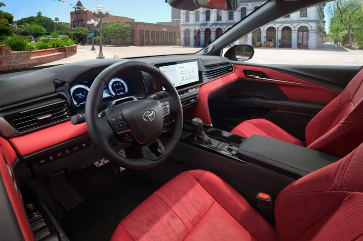 the camry will feature a more athletic interior