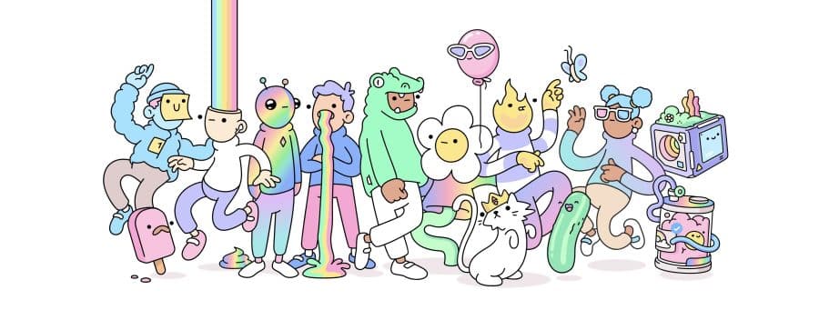 Doodles NFT Collection Characters