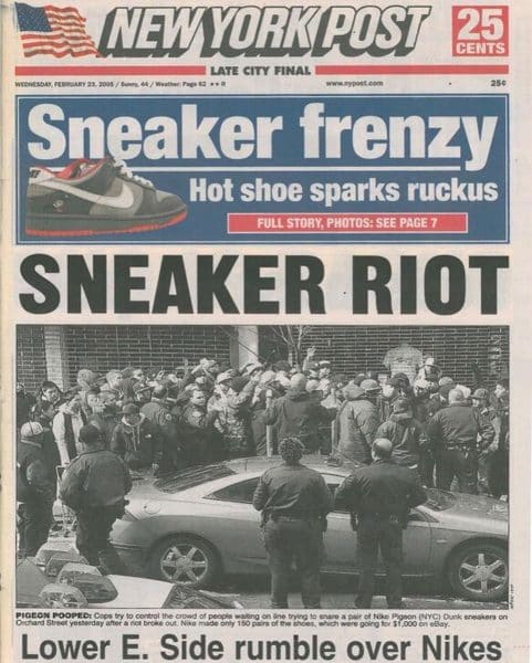 New York Post Nike Staple Dunk Release