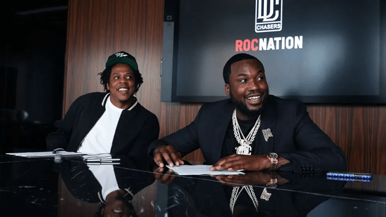 Jayz with business partner in Roc Nation