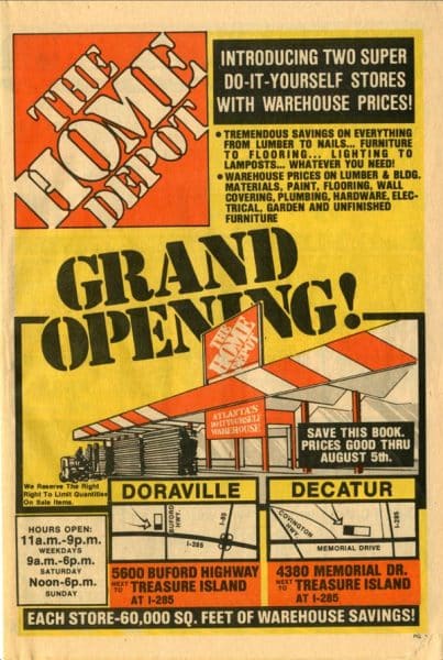 Home Depot First Flyer