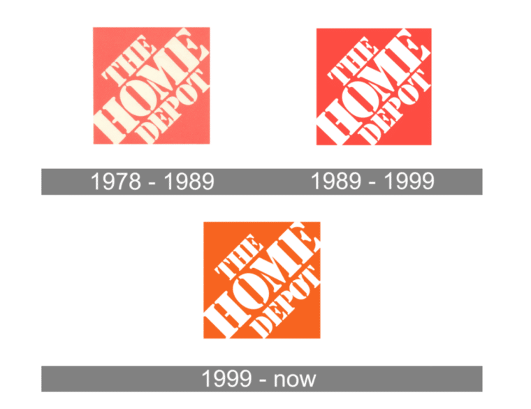 Home Depot Logo Color Changes
