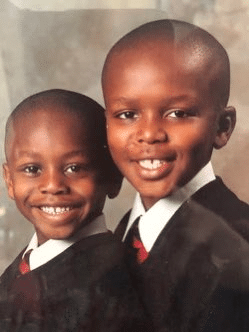 KSI and his brother Desi as kids