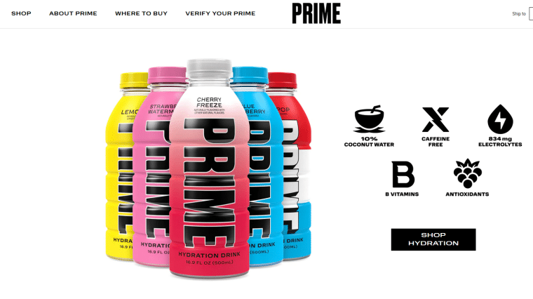 Prime website