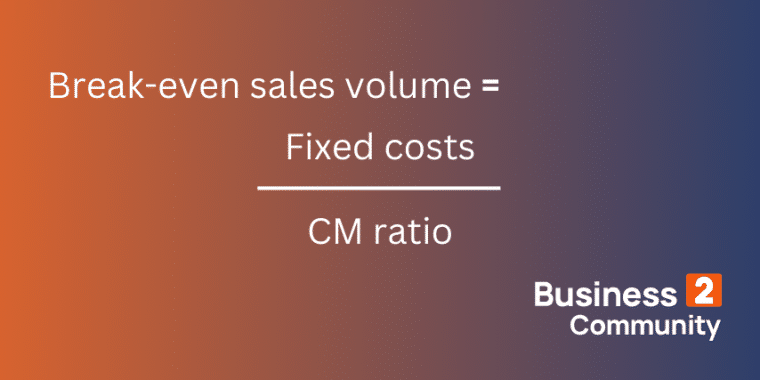 break even sales volume