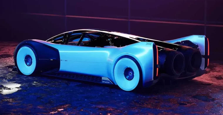 tesla spacex hypercar concept