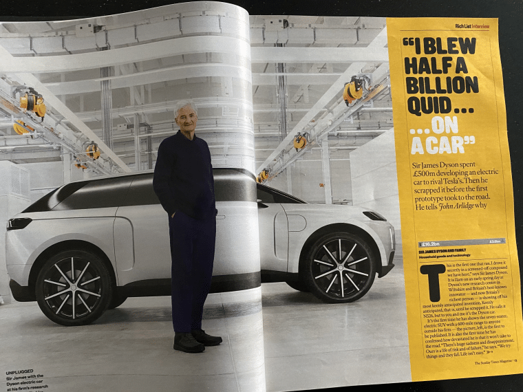 james dyson electric vehicle
