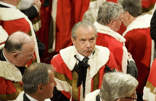 lord sugar house of lords