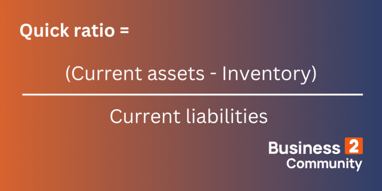 quick ratio formula