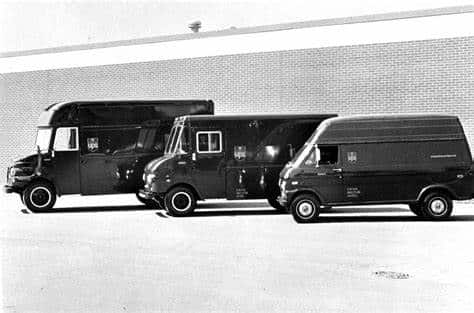 UPS delivery vans