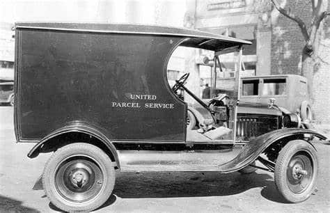 Vintage UPS truck