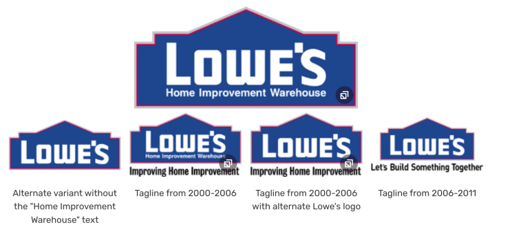 lowe's logos