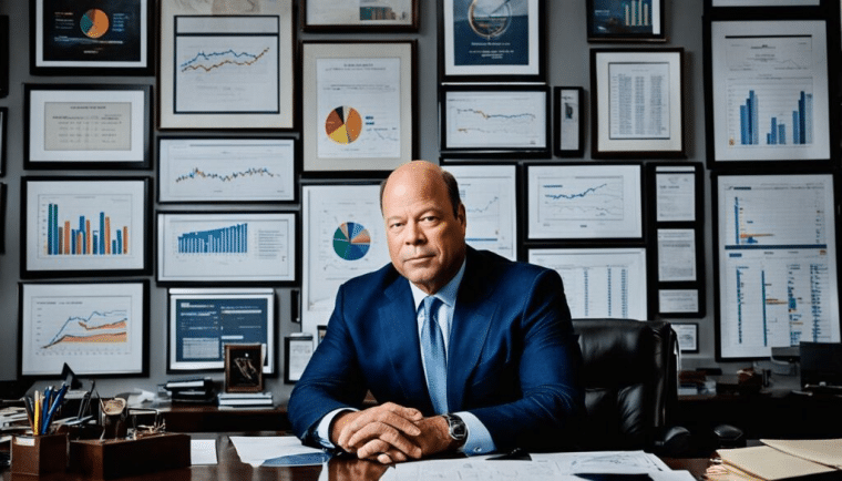 David Tepper in an office