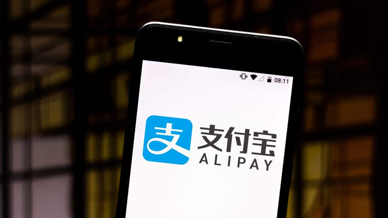 Alipay on a phone