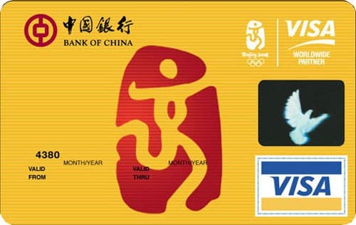 Bank of China Olympics card