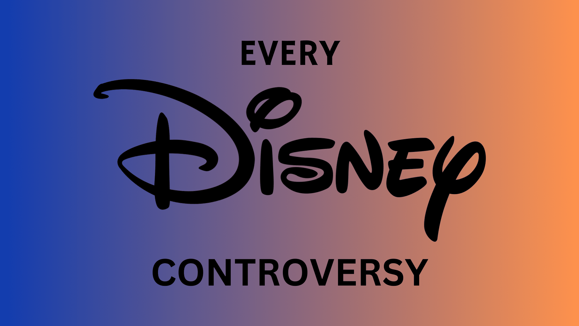 disney controversy