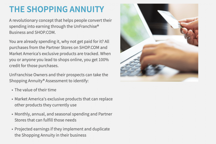market america shopping annuity