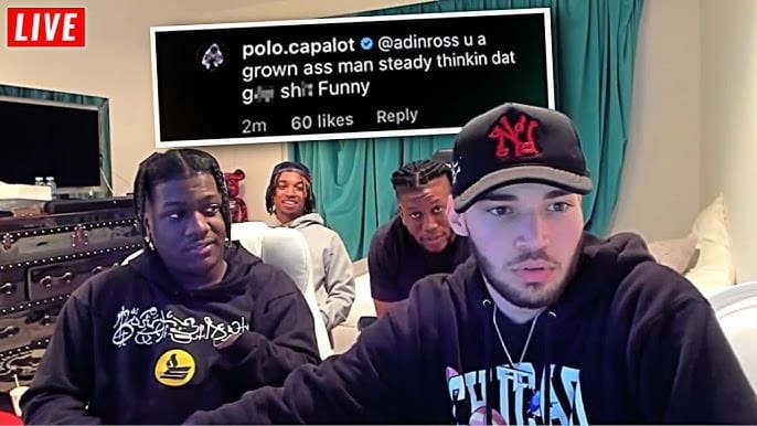 Adin Ross, Lil Yachty, and others