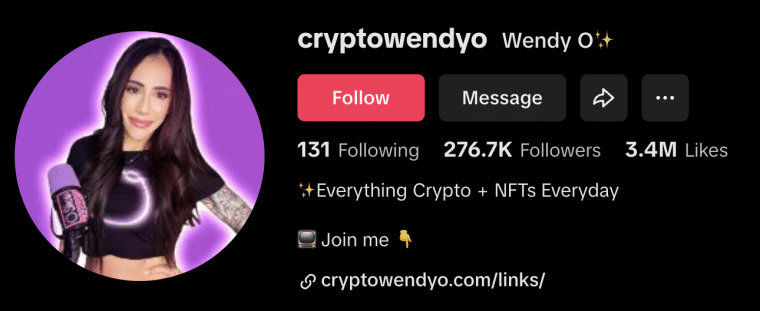 best tiktok crypto - Cryptowendyo
