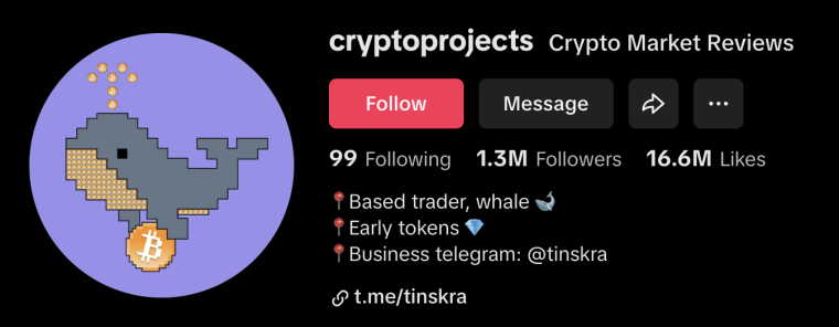 best tiktok crypto - crypto projects