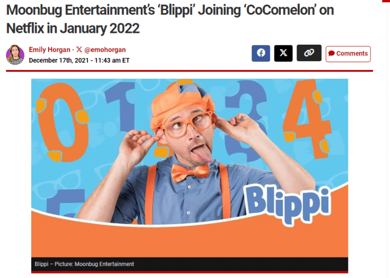 blippi acquisition