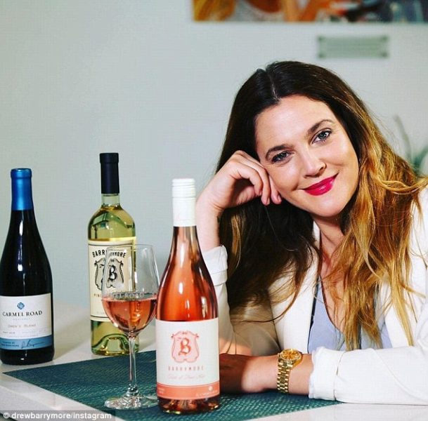 drew barrymore wine