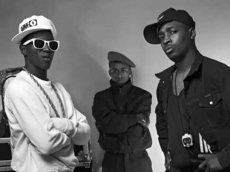 Flavor Flav and 2 rappers