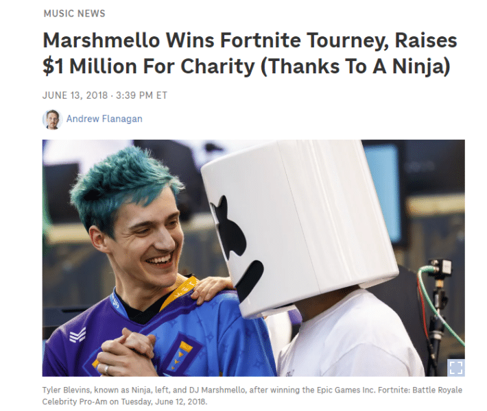 Ninja Marshmellow headline