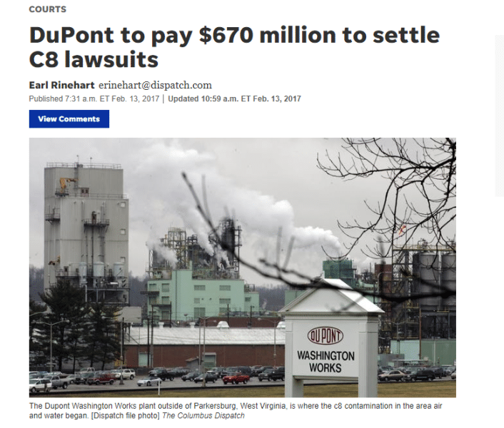 rfk jr contaminated water lawsuit